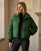 Women Oversized Quilted Puffer Jacket