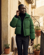 Women Oversized Quilted Puffer Jacket