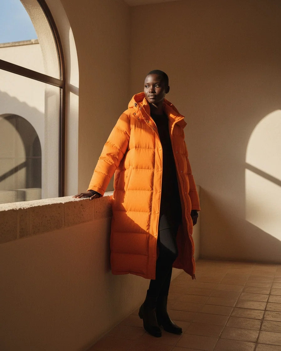 Women Quilted Maxi Puffer Jacket