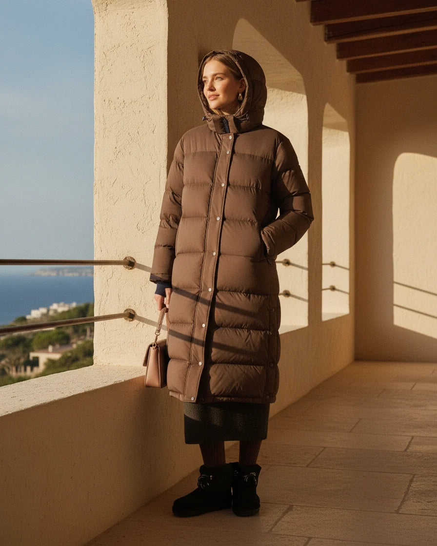 Women Quilted Maxi Puffer Jacket