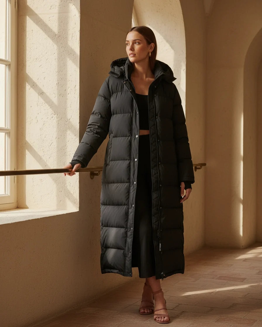 Women Quilted Maxi Puffer Jacket
