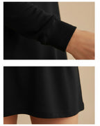 Women Relaxed Pocket Long Sleeve Top