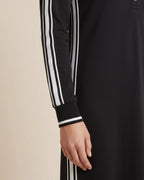 Women Contrast-Trimmed Knit Maxi Dress